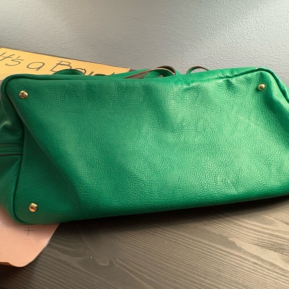 Lauren Ralph Lauren Vibrant Green Shoulder Bag - Picture 7 of 9